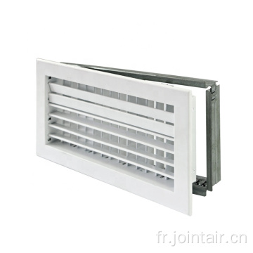 Diffuseur de plafond en aluminium commercial HVAC avec cadre